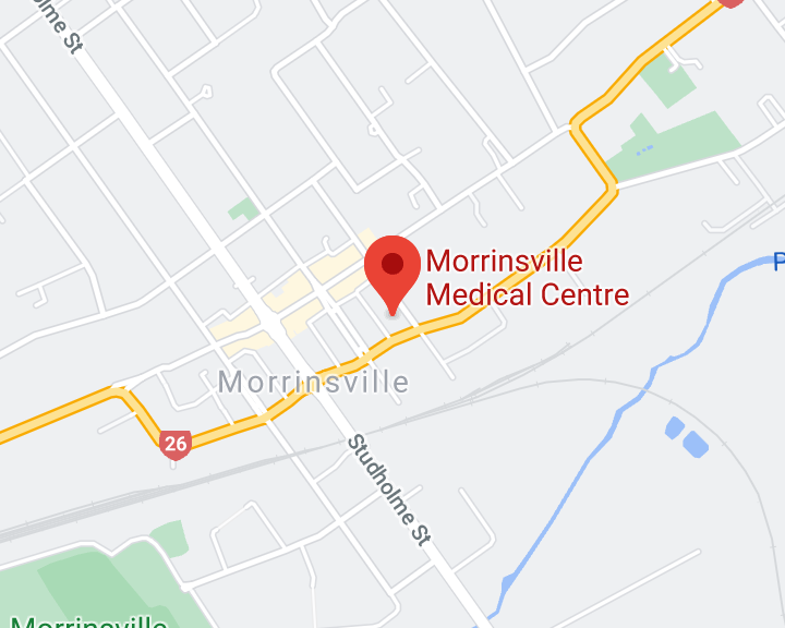 A screen capture of Morrinsville Medical Centre's location in Google Maps
